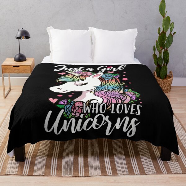 Item preview, Unicorn Just a Who Loves Unicorns designed and sold by elnemsrahsanr.