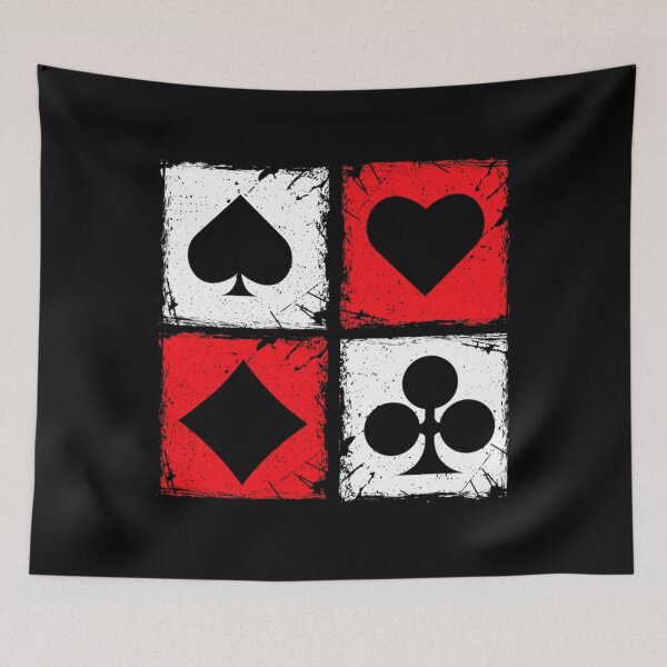 Item preview, Pinochle card suits symbols retro squares - pinochle 	 		 designed and sold by pimpaoekenta9.