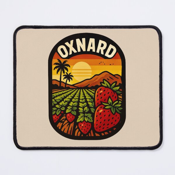 Item preview, Oxnard Strawberry Fields Sunset designed and sold by Myra365Art.