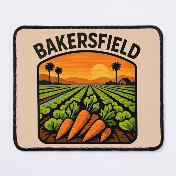Item preview, Bakersfield Carrot Fields Sunset designed and sold by Myra365Art.