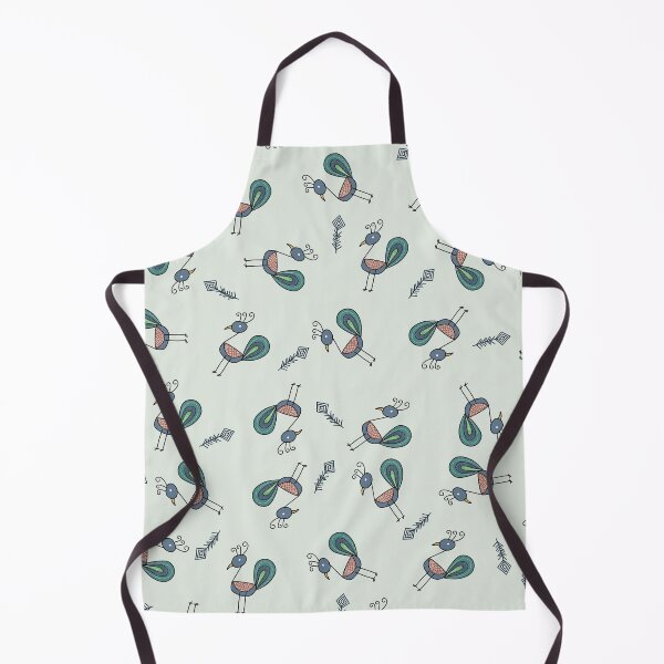 Item preview, Boho Peacock Seamless Pattern – Folk Art Bird Design designed and sold by  Boho Vibes Studio.