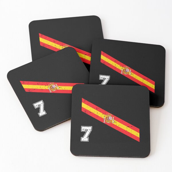 Item preview, Spain Soccer Number 7 Spanish Football Espana Sports Fan 		 designed and sold by nadryloreciu.