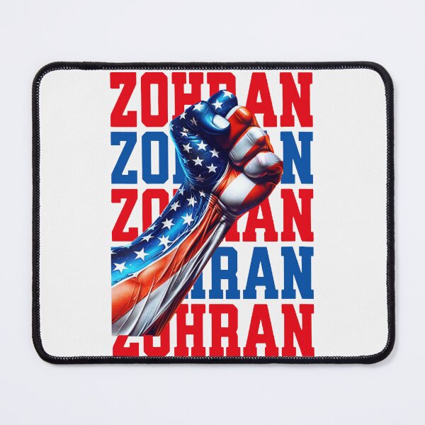 Item preview, Zohran Mamdani designed and sold by Tiar-Kin.
