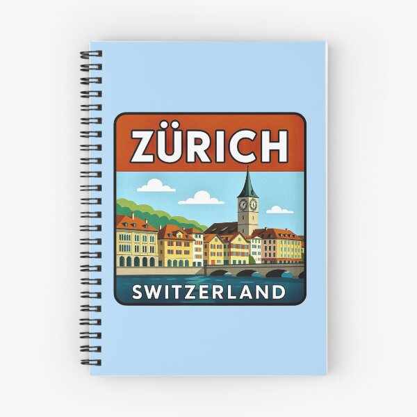 Item preview, Zurich, Switzerland -- Limmat River & Old Town designed and sold by Myra365Art.