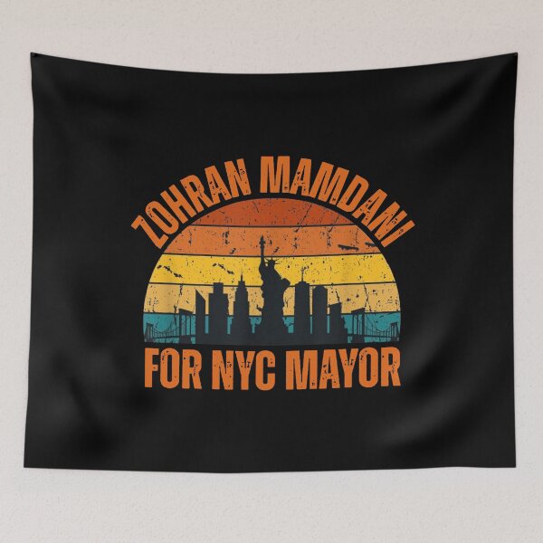 Item preview, Zohran Mamdani designed and sold by Tiar-Kin.