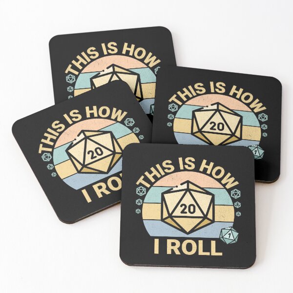 Item preview, This Is How I Roll D20 Dice designed and sold by dudelinart.