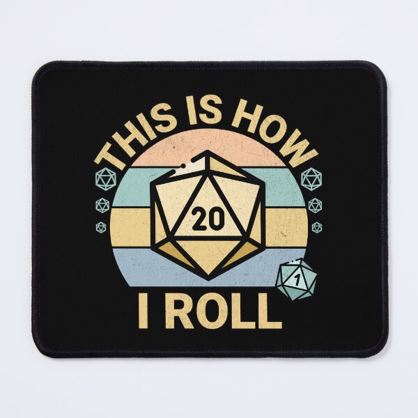 Item preview, This Is How I Roll D20 Dice designed and sold by dudelinart.