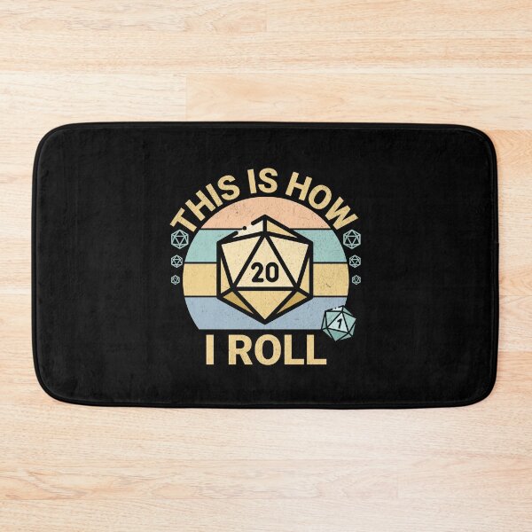 Item preview, This Is How I Roll D20 Dice designed and sold by dudelinart.