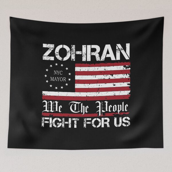 Item preview, Zohran Mamdani designed and sold by Tiar-Kin.