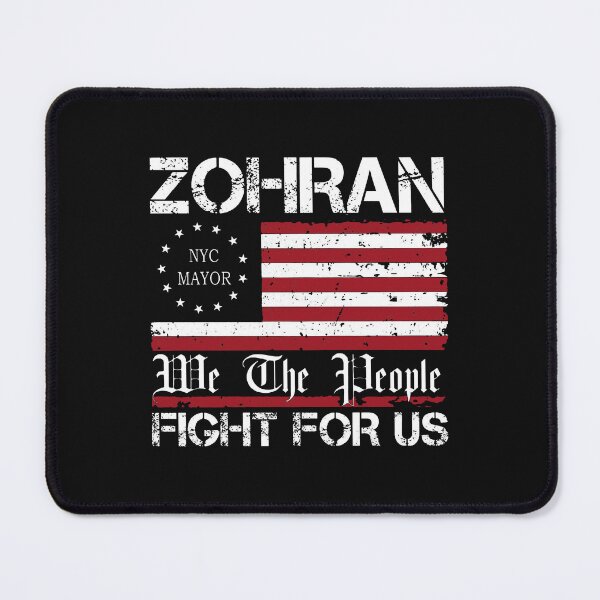 Item preview, Zohran Mamdani designed and sold by Tiar-Kin.