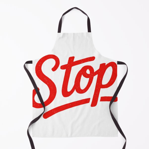 Item preview, STOP – Bold Brush Lettering Statement Design designed and sold by ZeMa-JA.