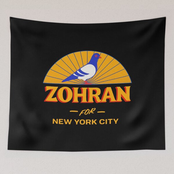 Item preview, Zohran Mamdani designed and sold by Tiar-Kin.
