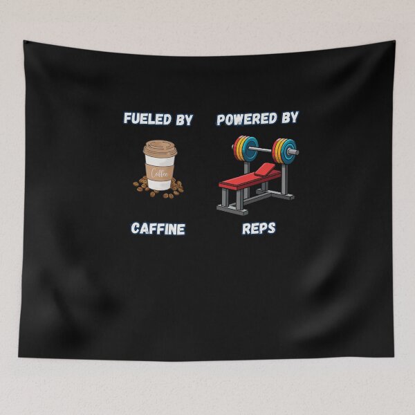Item preview, Coffee & Reps – Gym Motivation T-Shirt / Gift for Fitness Lovers designed and sold by endurothreads.