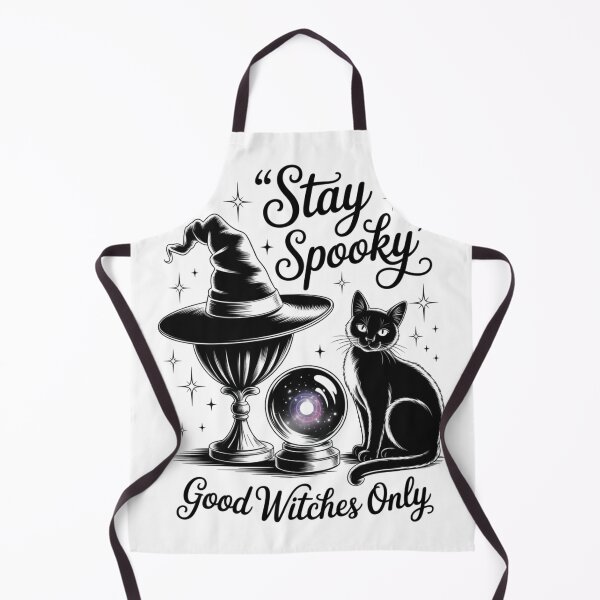 Item preview, Stay Spooky Black Cat – Good Witches Only Gothic Halloween Witch Design designed and sold by WitchyWhisper.
