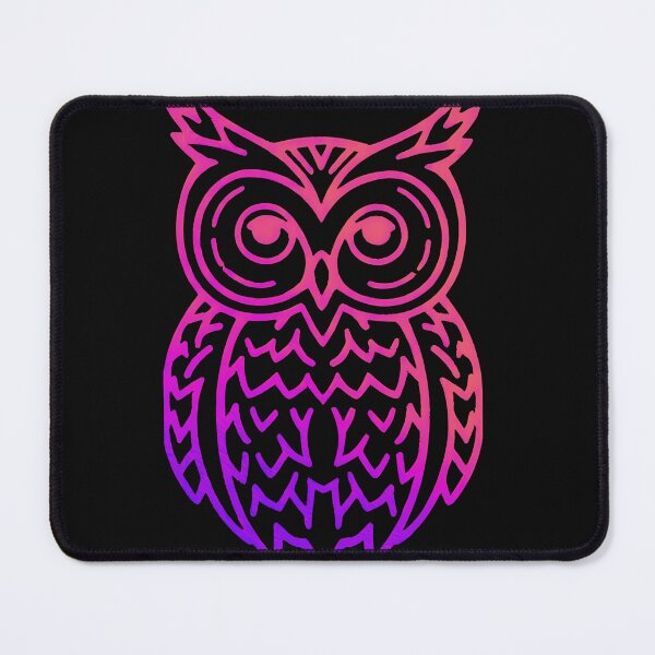 Item preview, Pink Outline of Owl Jolson designed and sold by SweetRossel.