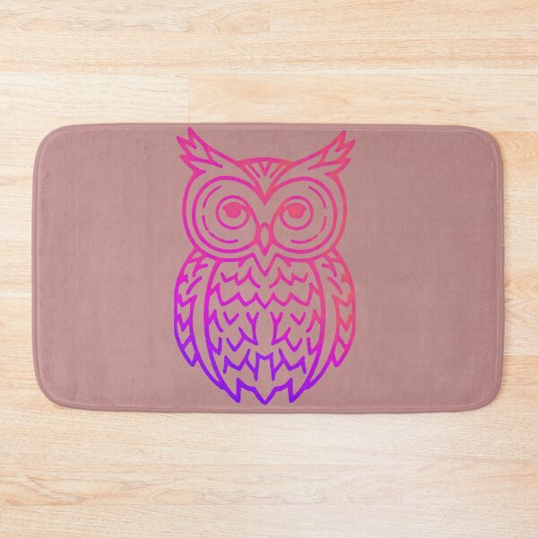 Item preview, Pink Outline of Owl Jolson designed and sold by SweetRossel.