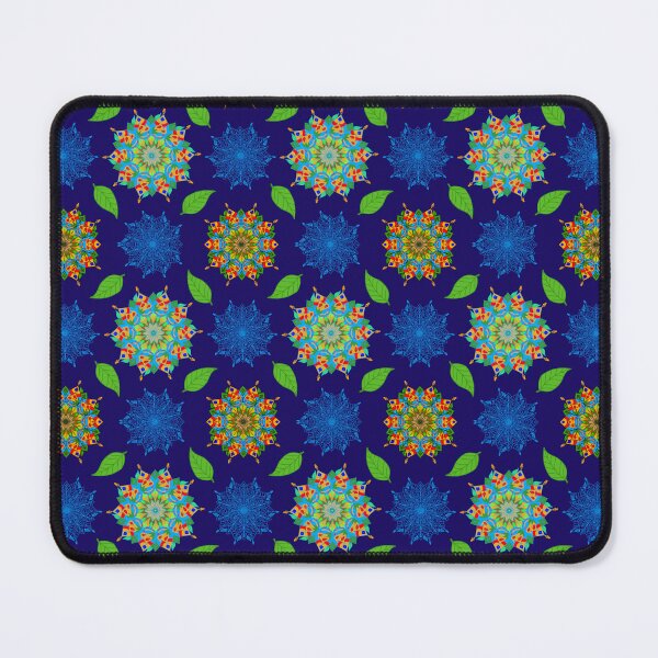 Item preview, Colorful mandala drawings, fabric patterns designed and sold by tamm-sai.