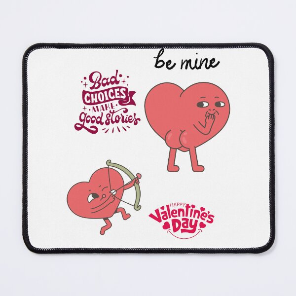 Item preview, Bad Choices Make Good Stories – Funny Valentine Heart Shot Design designed and sold by JaZuLive.