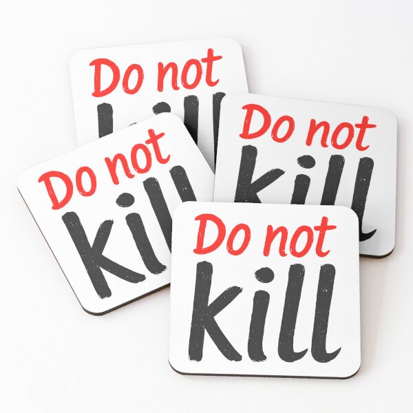 Item preview, Do Not Kill – Bold Protest Typography for Peace and Justice designed and sold by ZeMa-JA.