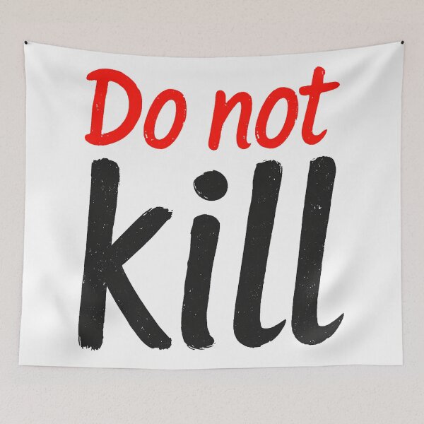 Item preview, Do Not Kill – Bold Protest Typography for Peace and Justice designed and sold by ZeMa-JA.