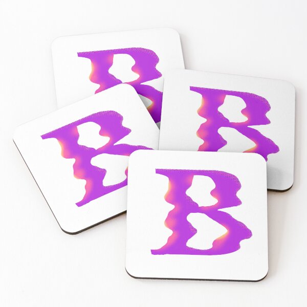 Item preview, Abstract Gradient Alphabet Letter B ,  Typography Design designed and sold by REI321.