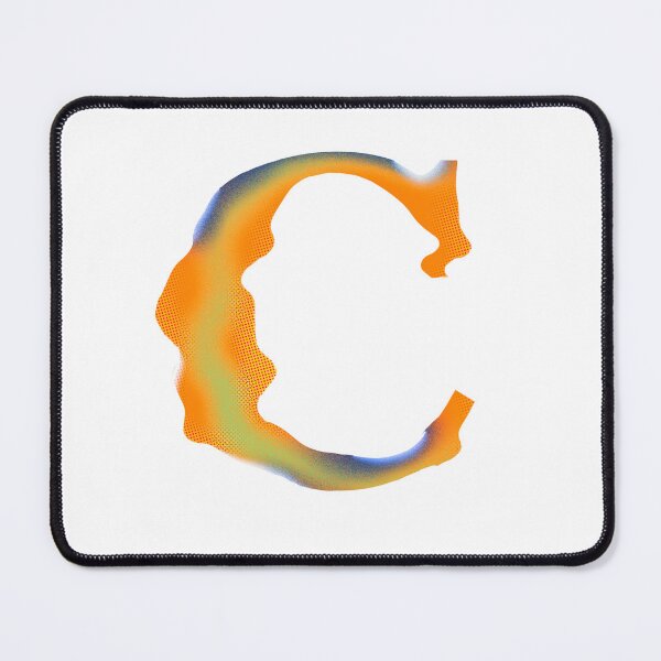 Item preview, Abstract Gradient Alphabet Letter C ,  Typography Design designed and sold by REI321.