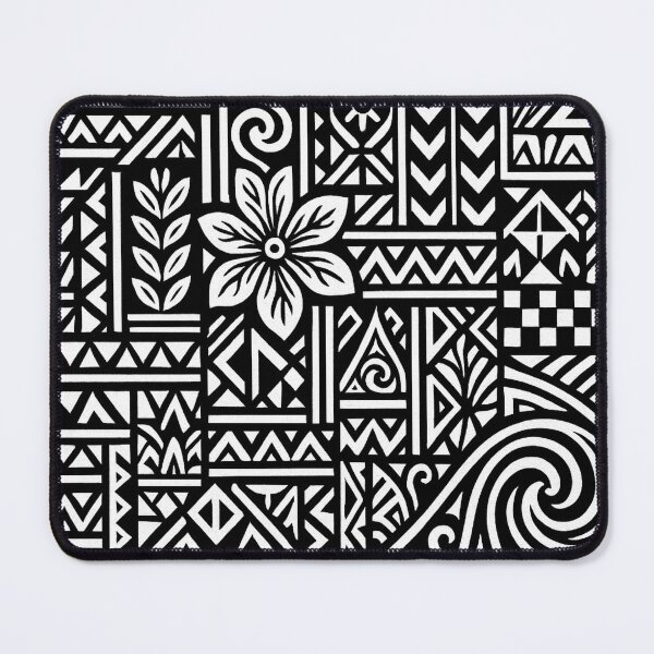 Item preview, Polynesian Tribal Pattern - Black & White designed and sold by Myra365Art.