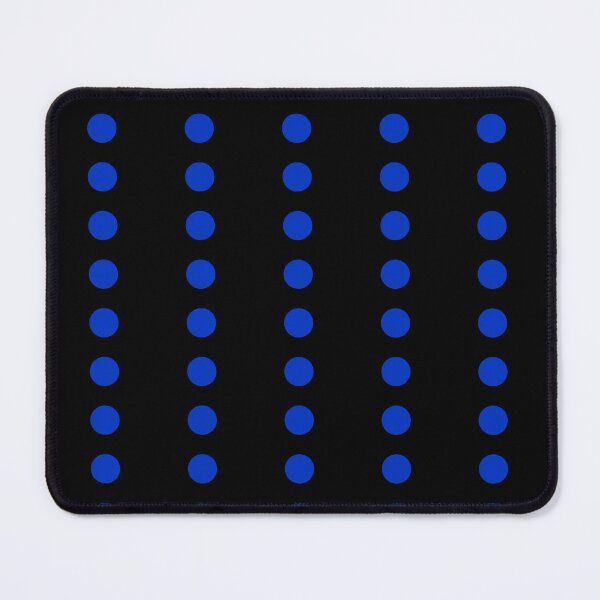 Item preview, Cobalt Blue Line Polka Dots on Black designed and sold by POLKAIWERX.