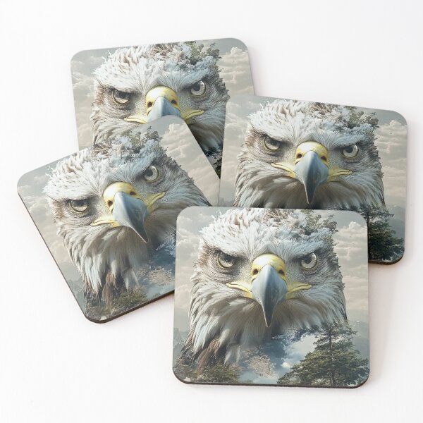 Item preview, Bald Eagle Landscape designed and sold by SpandanShop.
