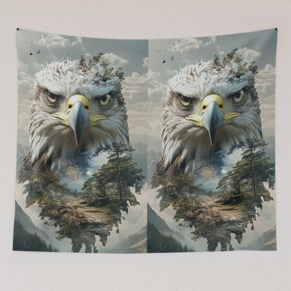 Item preview, Bald Eagle Landscape designed and sold by SpandanShop.
