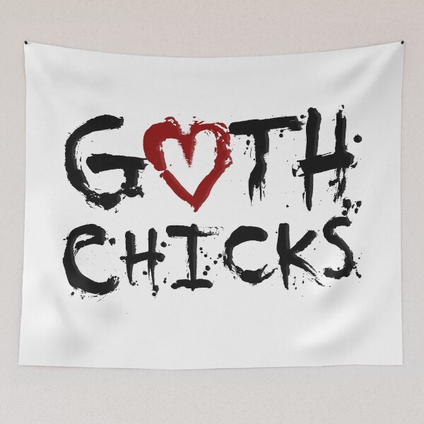 Item preview, I Love Goth Chicks designed and sold by IKDG.