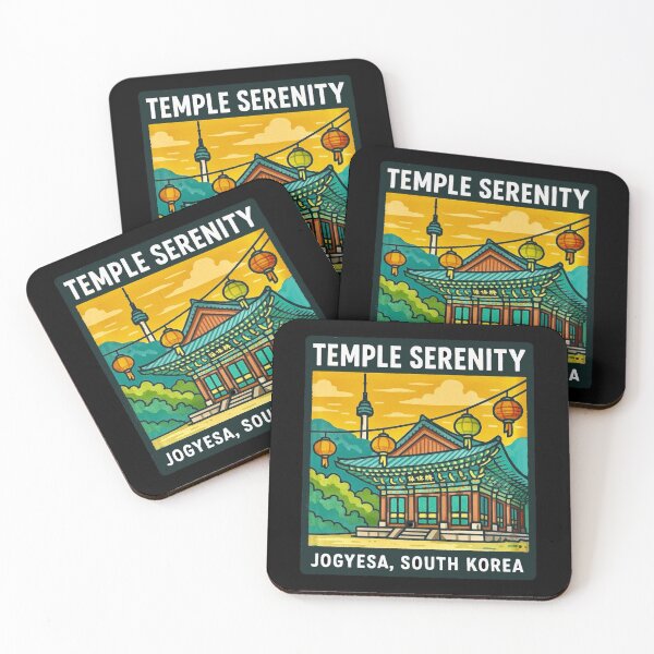 Item preview, Temple Serenity — Jogyesa, South Korea designed and sold by Myra365Art.