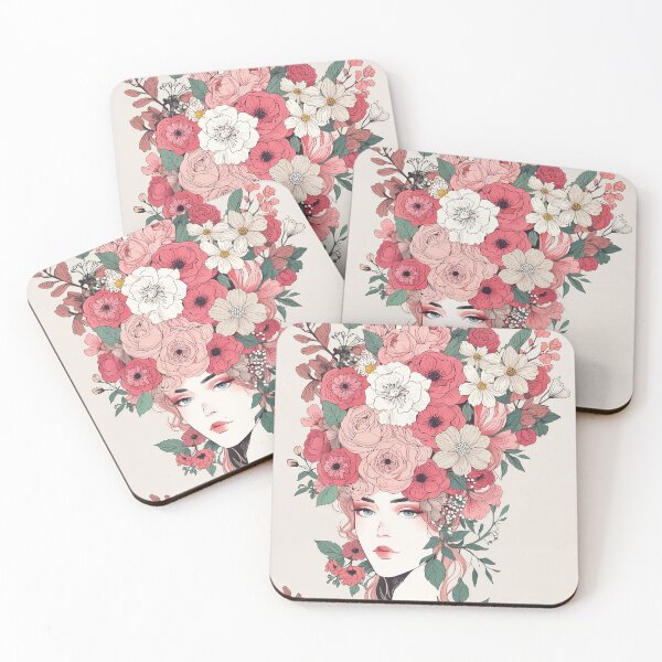 Item preview, Flower Head Women designed and sold by CoolPixels.