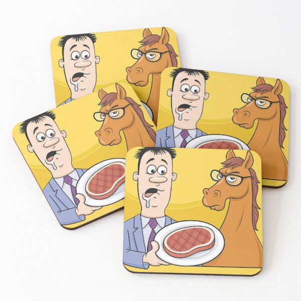 Item preview, Funny Cartoon Vegan Vegetarian Humor sticker designed and sold by anandsiva2703.