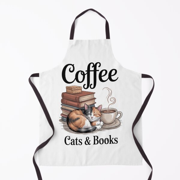 Item preview, Cute Coffee Cats Books Lover Gift Idea designed and sold by Moon-Ape.