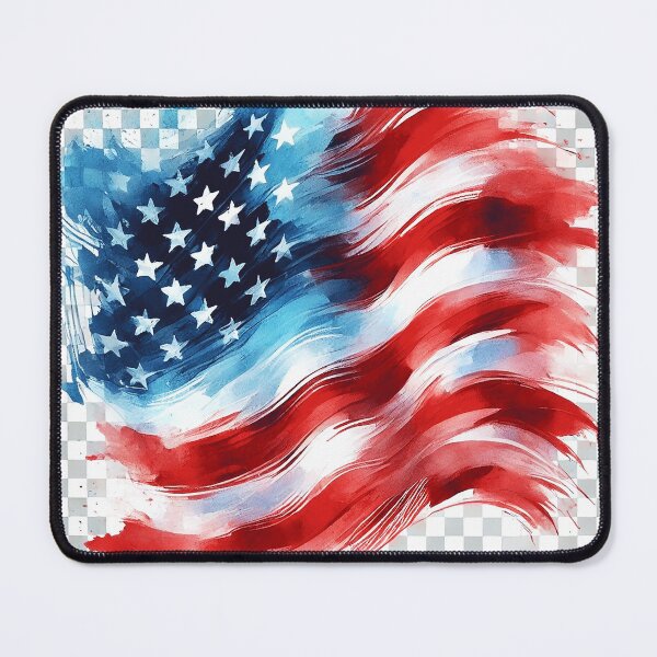 Item preview, Watercolour textures of American Flag wave pattern. designed and sold by IKT224.