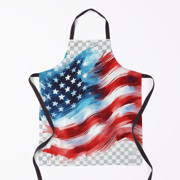 Item preview, Watercolour textures of American Flag wave pattern. designed and sold by IKT224.