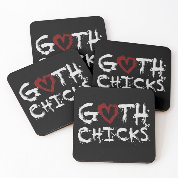 Item preview, I Love Goth Chicks (Black Background) designed and sold by IKDG.
