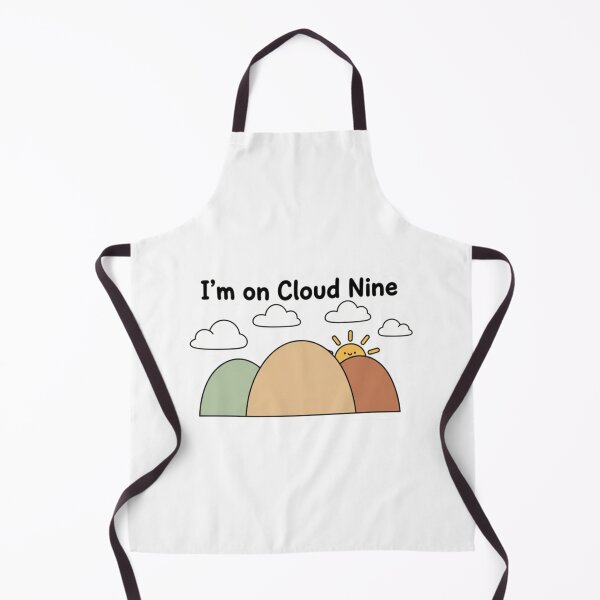 Item preview, "Minimal Hills with 'I'm on Cloud Nine' Quote" designed and sold by Happyfreedom.