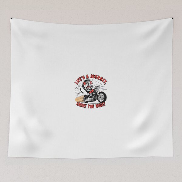 Item preview, Life's a Journey, Enjoy the Ride - Biker Bulldog Design designed and sold by JaZuLive.