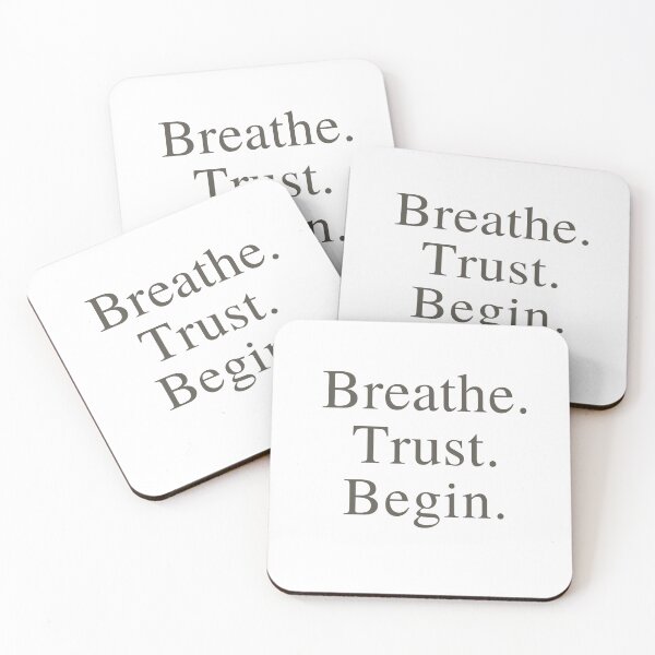 Item preview, Breathe. Trust. Begin. designed and sold by HorizonStores.