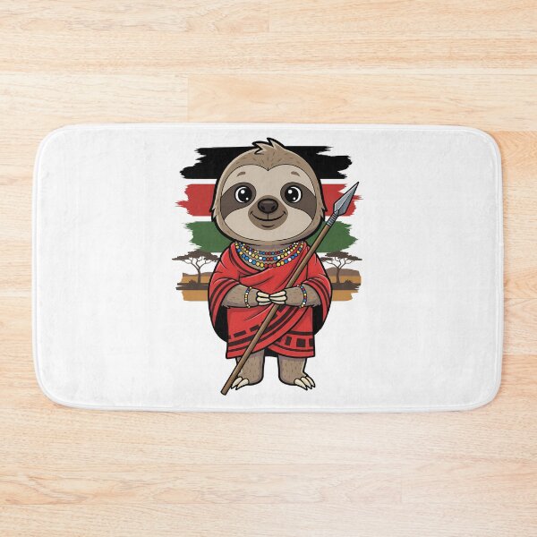 Item preview, Kenyan Sloth Maasai Safari Warrior designed and sold by k3rstman1.