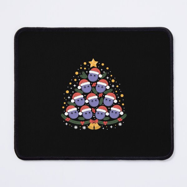 Item preview, Plum Fruit Lover Xmas Santa Hat Plum Christmas Tree designed and sold by FranzFriesen.