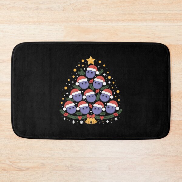 Item preview, Plum Fruit Lover Xmas Santa Hat Plum Christmas Tree designed and sold by FranzFriesen.