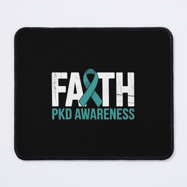 Item preview, Polycystic Kidney Disease PKD Awareness Christian Cross Teal designed and sold by RayArmstrong.