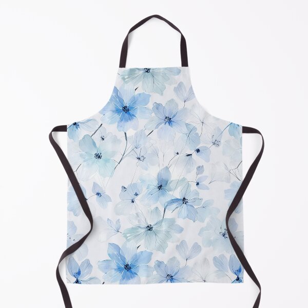 Item preview, Blue Transparent Flowers designed and sold by CoolPixels.
