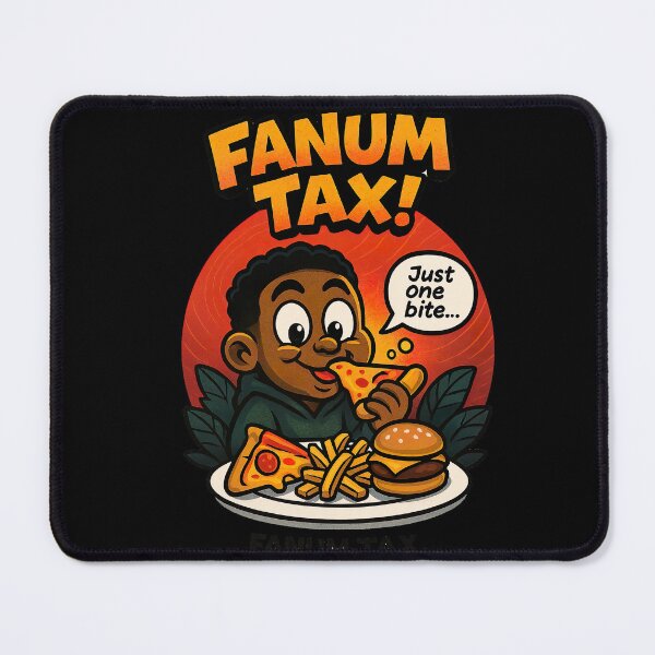 Item preview, Fanum Tax Just One Bite – Funny Meme Food Design designed and sold by ArteeInnovation.