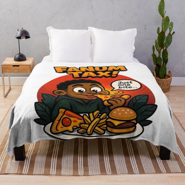 Item preview, Fanum Tax Just One Bite – Funny Meme Food Design designed and sold by ArteeInnovation.