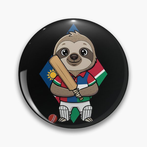 Item preview, Namibia Cricket Sloth Player designed and sold by k3rstman1.