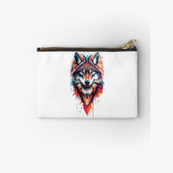 Item preview, Wolf Spirit Animal Artwork - Mystical Wild Wolf Art - Spiritual Animal Totem Design - Nature Wildlife Illustration designed and sold by Lineesh Kumar.